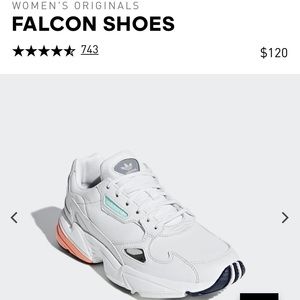 ✨Adidas Falcon (White) ✨